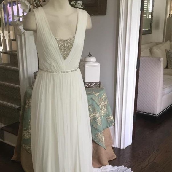 COPY - NICOLE MILLER MILLE BRIDAL WEDDING DRESS 6 LH10000 - Picture 6 of 8